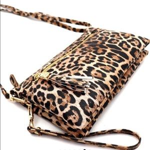 Leopard print handbag